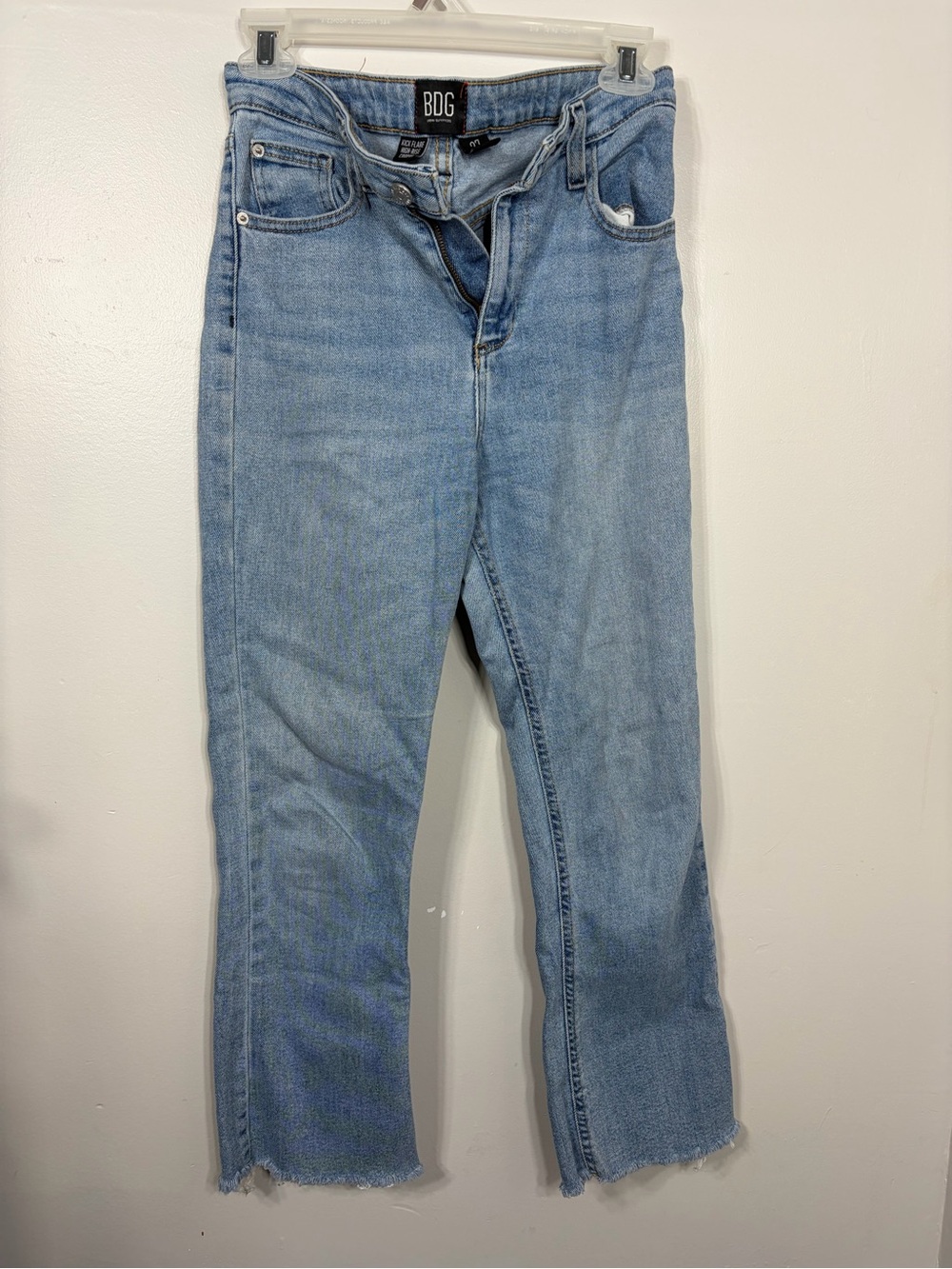 BDG Urban Outfitters Kick‎ Flare High Rise Cropped Jeans Light Wash 27